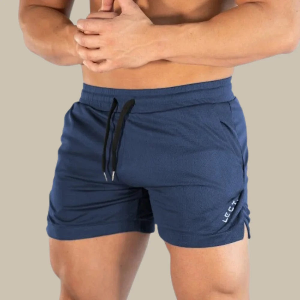 Pantaloni de Baie Momount Bărbați – Plasă, Cordon, Croială Slim, Sport de Vară