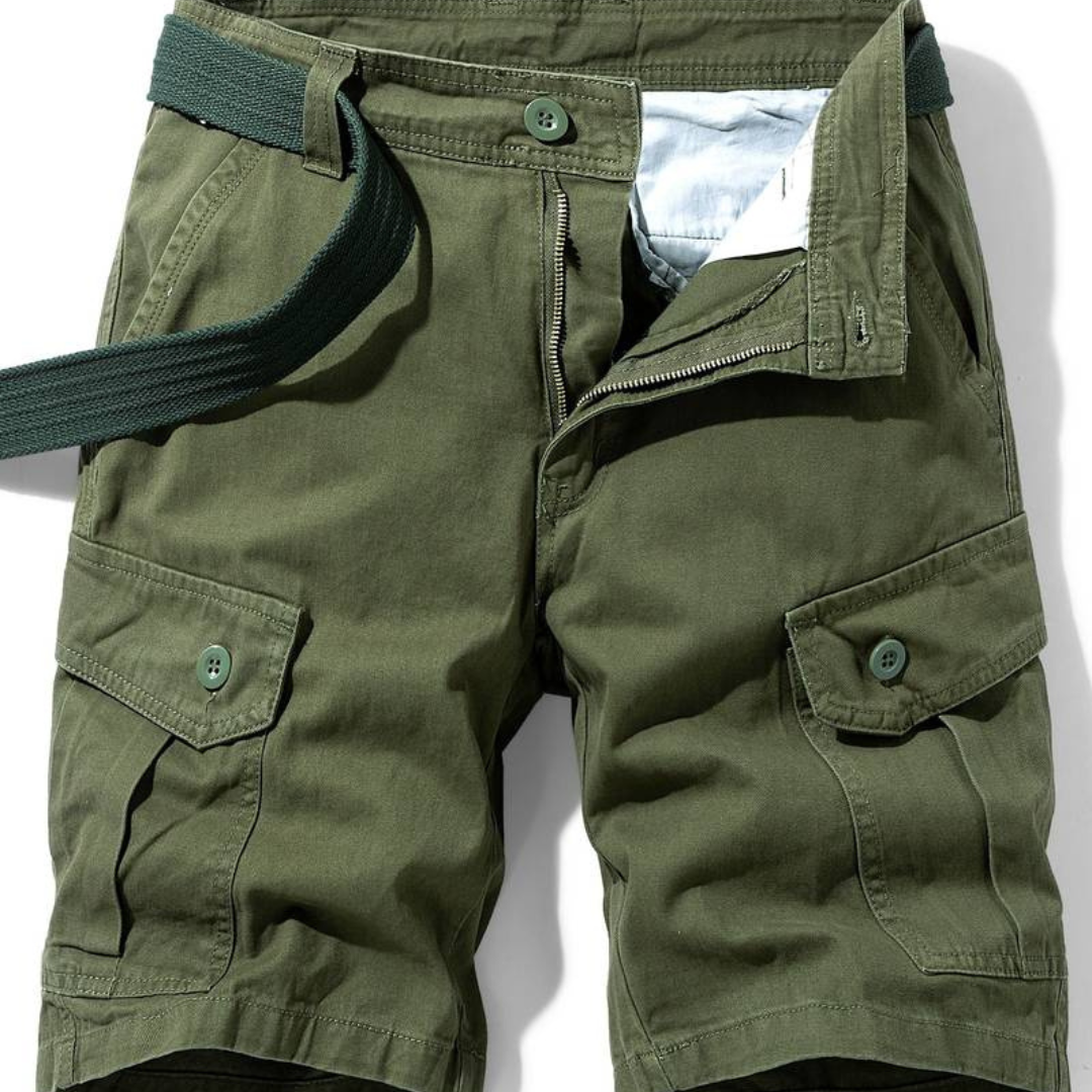 Pantaloni Cargo Momount Bărbați – Bumbac, Închidere cu Nasture, Buzunar cu Clapă pentru Lucru