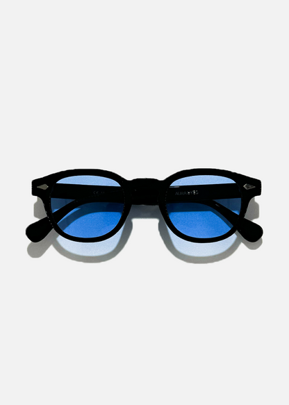 Isadora | Ochelari de Soare Rotunzi Vintage cu Lentile Albastre
