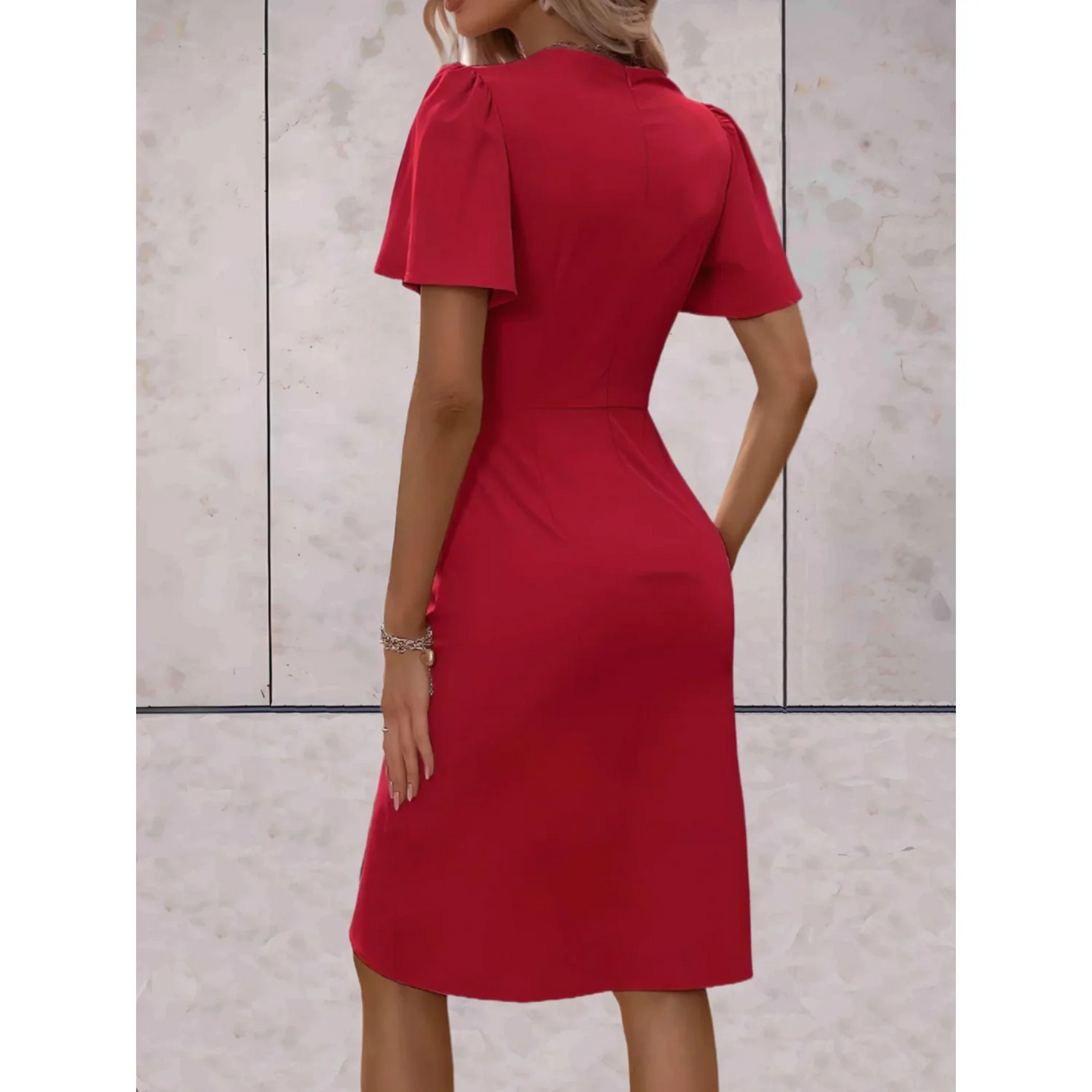 Sienna | Rochie Midi Vaporoasă Petrecută – Feminină și Lejeră | Momount