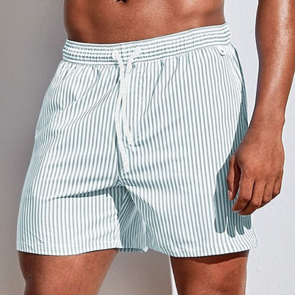 Momount Pantaloni de Baie Bărbați – cu Dungi Șnur Uscare Rapidă Vară Casual