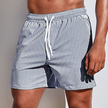 Momount Pantaloni de Baie Bărbați – cu Dungi Șnur Uscare Rapidă Vară Casual