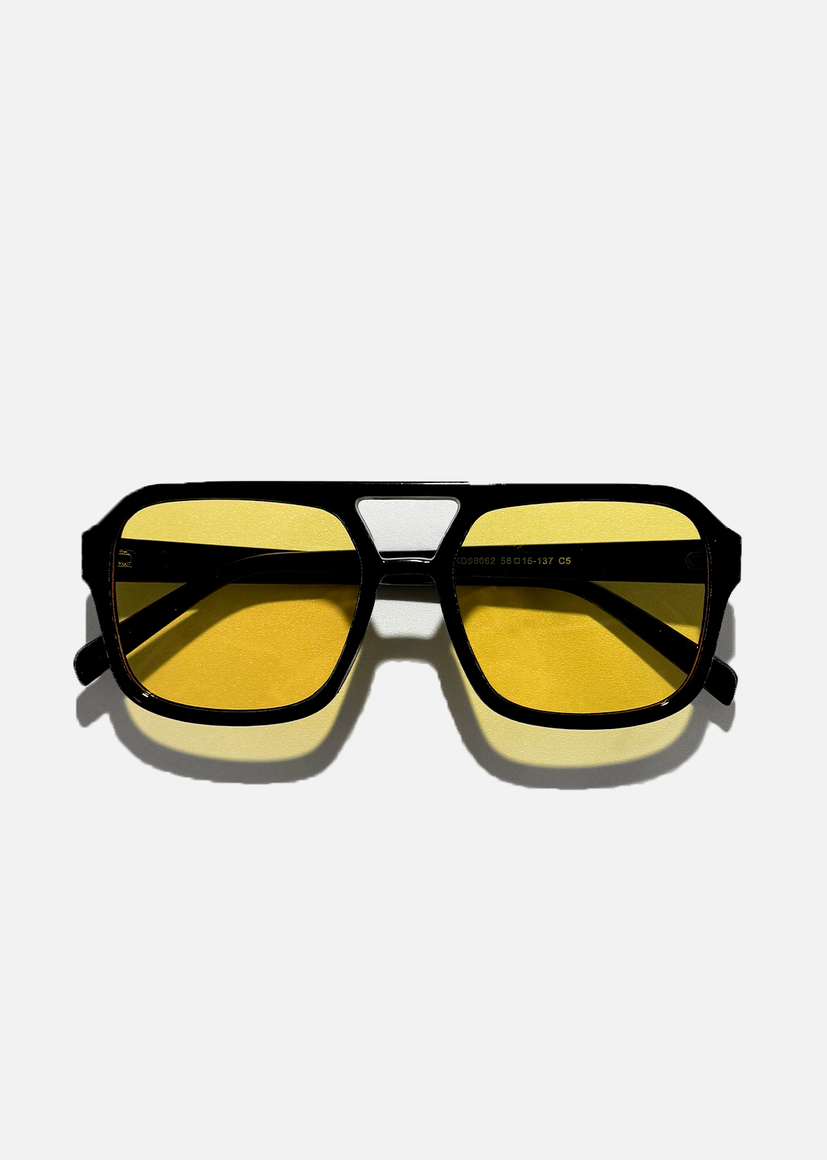 Minerva | Ochelari de Soare Aviator Vintage cu Lentile Galbene