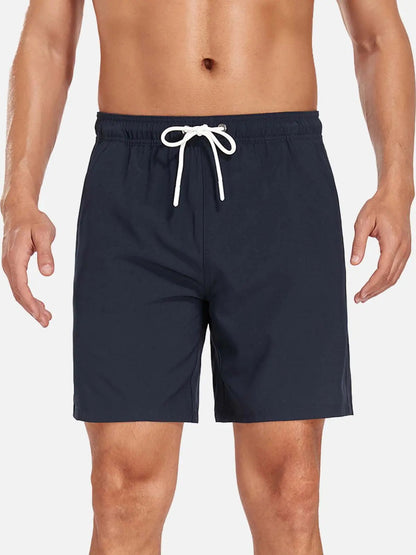 Momount Pantaloni de Baie Bărbați – Cu Șnur, Quick Dry, Talie Elastică pentru Vară