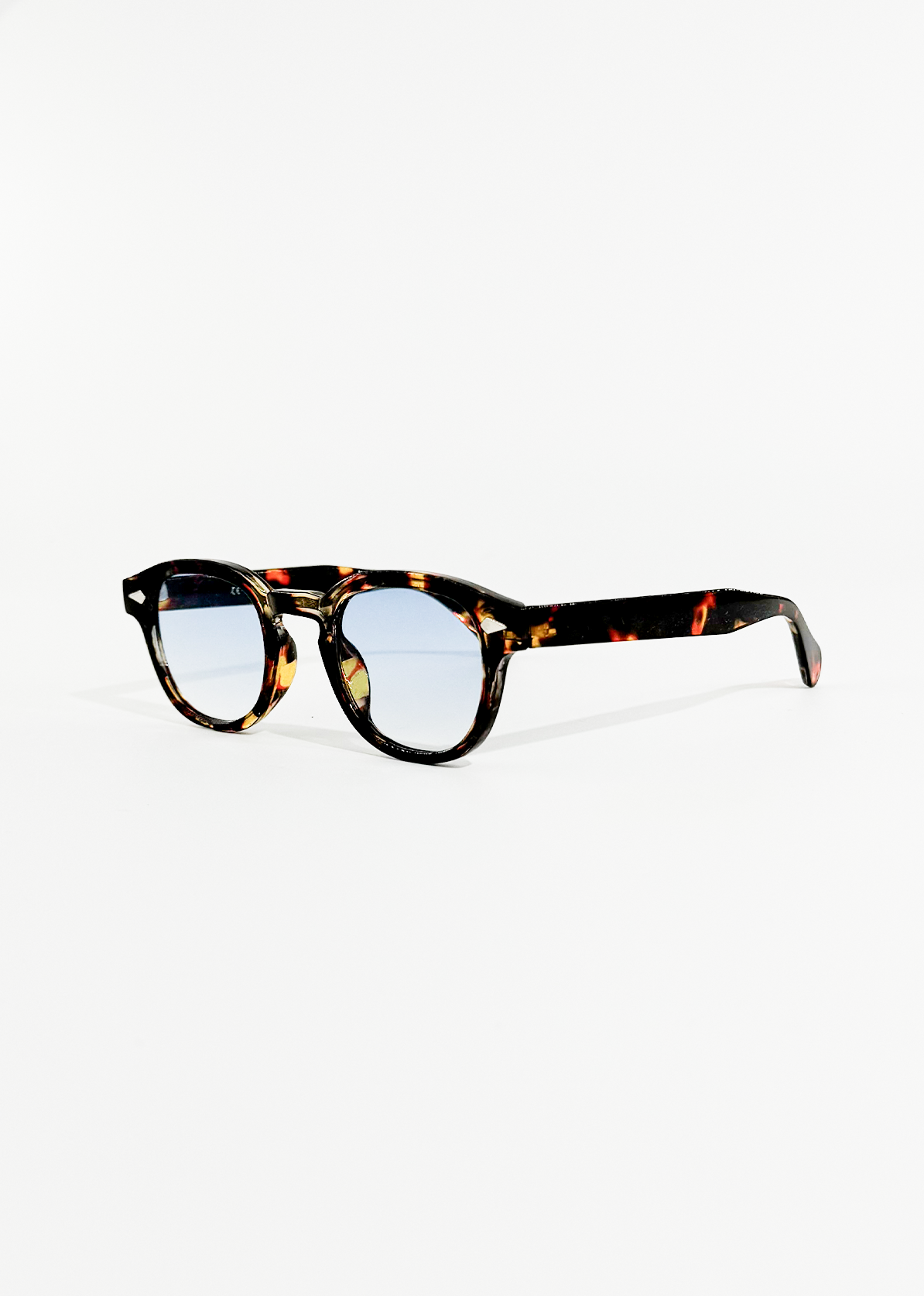 Serafina | Ochelari de Soare Rotunzi Vintage cu Imprimeu Țestoasă