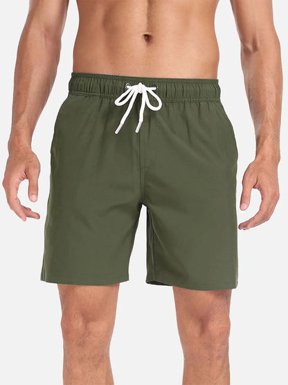 Momount Pantaloni de Baie Bărbați – Cu Șnur, Quick Dry, Talie Elastică pentru Vară