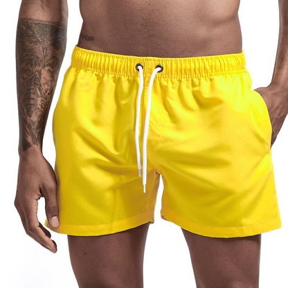 Pantaloni de Baie Momount Bărbați – Cordon, Uscare Rapidă, Talie Elastică pentru Plajă
