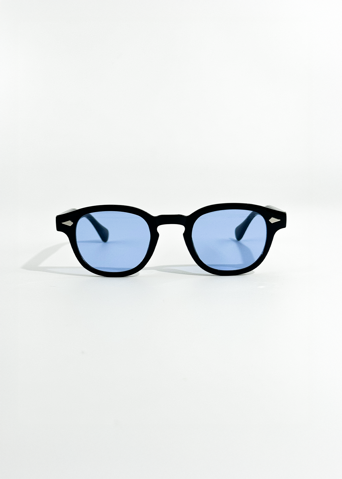 Isadora | Ochelari de Soare Rotunzi Vintage cu Lentile Albastre