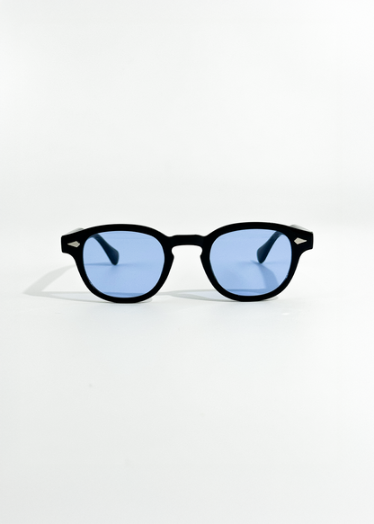 Isadora | Ochelari de Soare Rotunzi Vintage cu Lentile Albastre