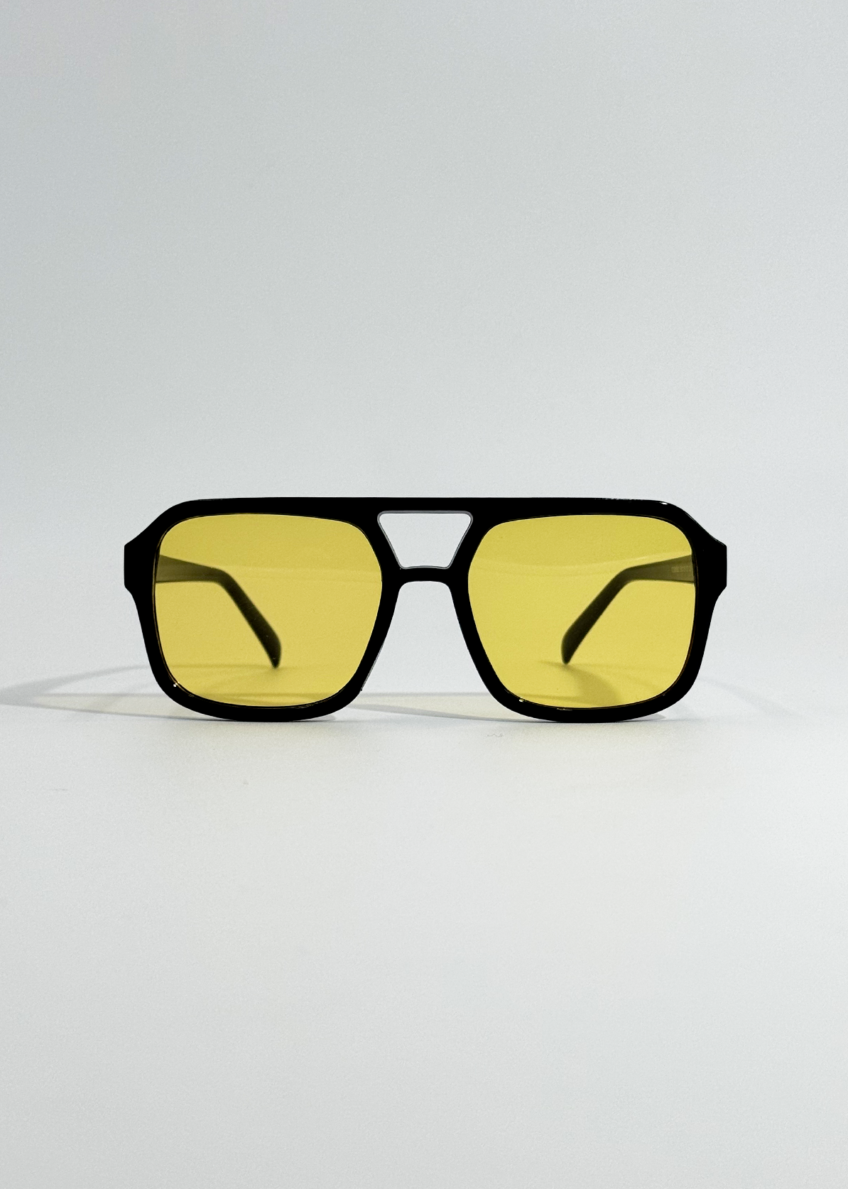 Minerva | Ochelari de Soare Aviator Vintage cu Lentile Galbene
