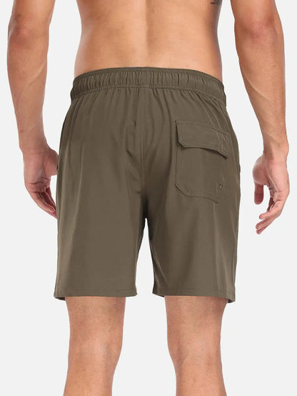 Momount Pantaloni de Baie Bărbați – Cu Șnur, Quick Dry, Talie Elastică pentru Vară
