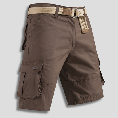 Momount | Pantaloni Scurți Cargo Bărbați – Cordon, Multi-Buzunar, Croială Lejeră