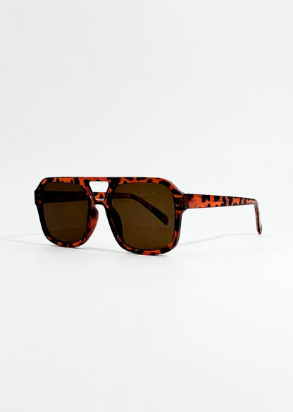 Celestina | Ochelari de Soare Aviator Vintage cu Imprimeu Țestoasă