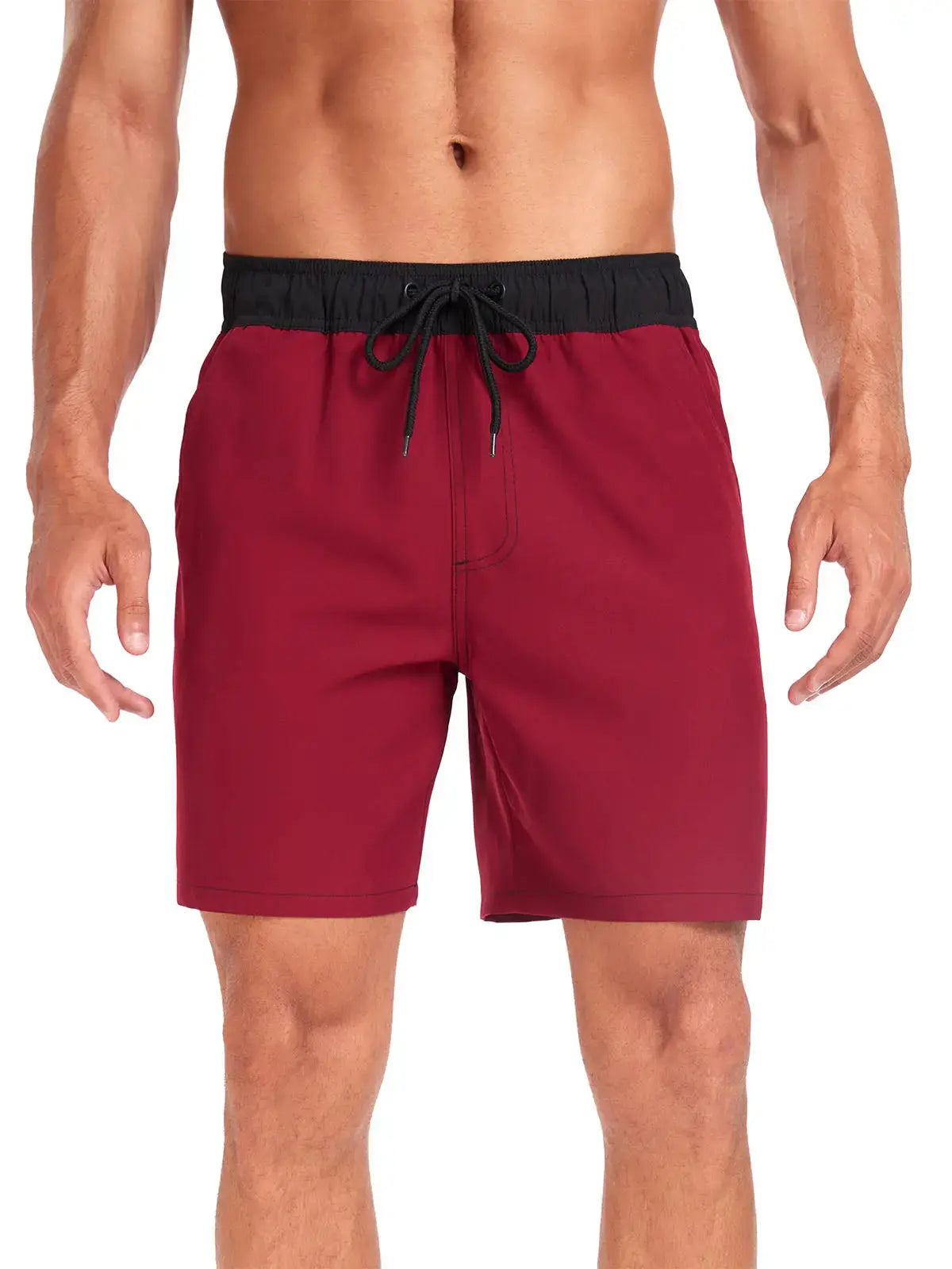Momount Pantaloni de Baie Bărbați – Cu Șnur, Quick Dry, Talie Elastică pentru Vară