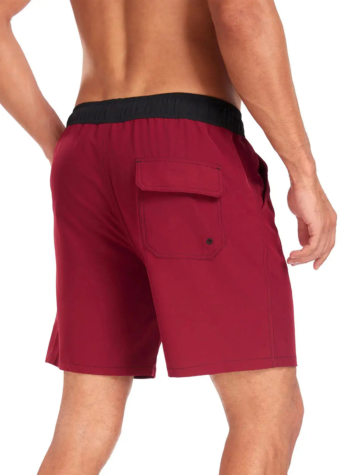 Momount Pantaloni de Baie Bărbați – Cu Șnur, Quick Dry, Talie Elastică pentru Vară