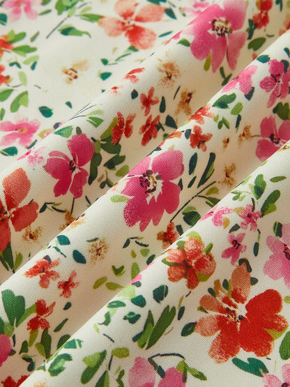 Valentina | Rochie Maxi Florală cu Decolteu Inimă și Șireturi