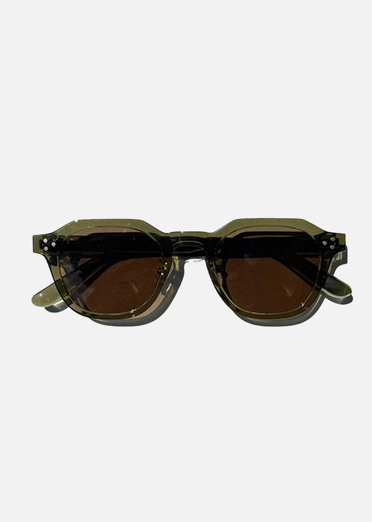 Octaviana | Ochelari de Soare Pătrați Vintage Îndesați