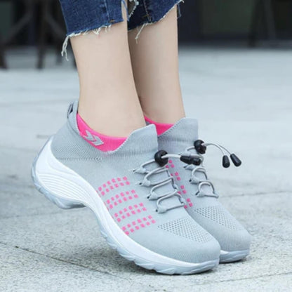Celestine | Adidași Confortabili din Tricot cu Platformă Elastică