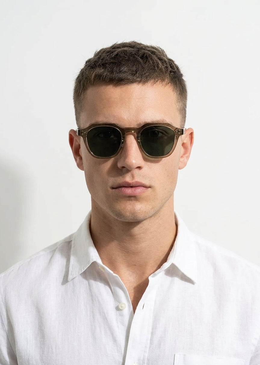 Ophira | Ochelari de Soare Vintage cu Rame Pătrate din Acetat