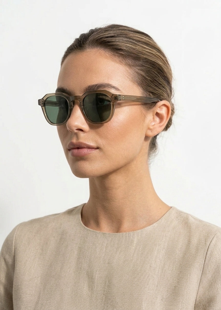 Ophira | Ochelari de Soare Vintage cu Rame Pătrate din Acetat