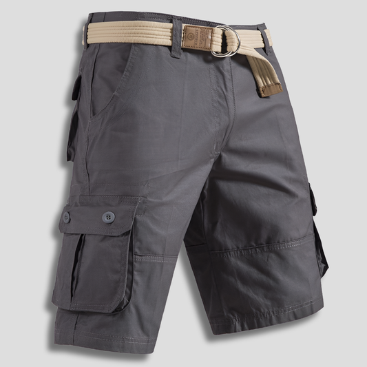 Momount | Pantaloni Scurți Cargo Bărbați – Cordon, Multi-Buzunar, Croială Lejeră