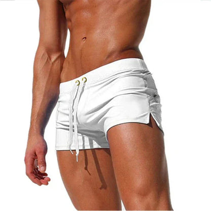 Momount | Pantaloni de Baie Bărbați – Buzunar cu Fermoar, Slim, Uscare Rapidă