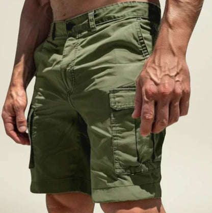 Pantaloni Cargo Momount Bărbați – Croială Slim, Închidere cu Nasture, Buzunar cu Clapă, Bumbac