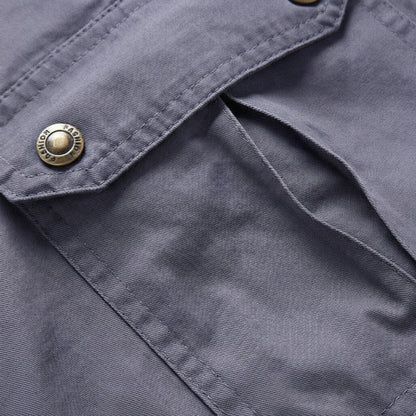 Momount Pantaloni Cargo Bărbați – Multibuzunare cu Fermoar, D-Ring, Lungime la Genunchi, Tactici