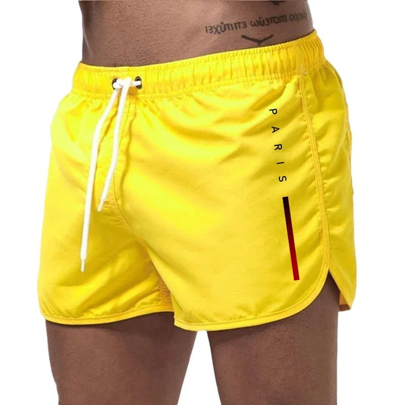Momount | Pantaloni de Baie Bărbați – Cordon, Uscare Rapidă, Sport de Vară