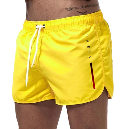 Momount | Pantaloni de Baie Bărbați – Cordon, Uscare Rapidă, Sport de Vară