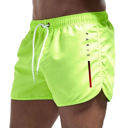 Momount | Pantaloni de Baie Bărbați – Cordon, Uscare Rapidă, Sport de Vară