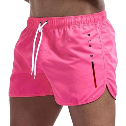 Momount | Pantaloni de Baie Bărbați – Cordon, Uscare Rapidă, Sport de Vară