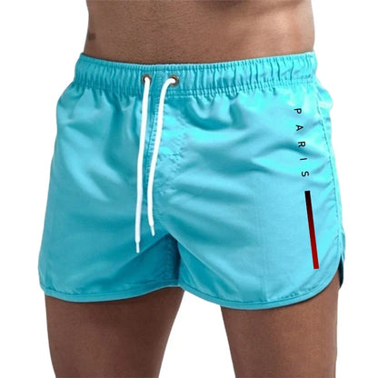 Momount | Pantaloni de Baie Bărbați – Cordon, Uscare Rapidă, Sport de Vară