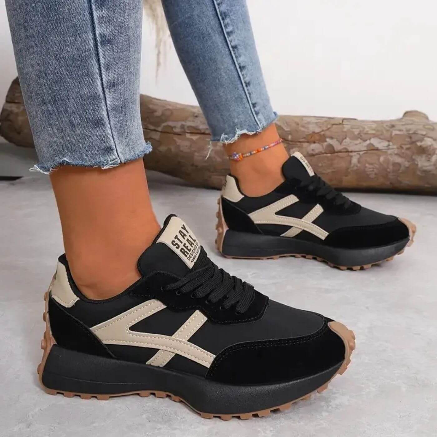 Momount Adidași Casual Damă – Ușori, cu Șireturi, pentru Purtare Zilnică