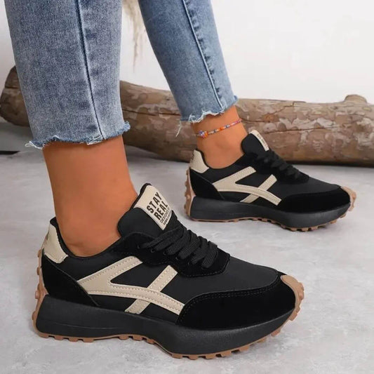 Momount Adidași Casual Damă – Ușori, cu Șireturi, pentru Purtare Zilnică