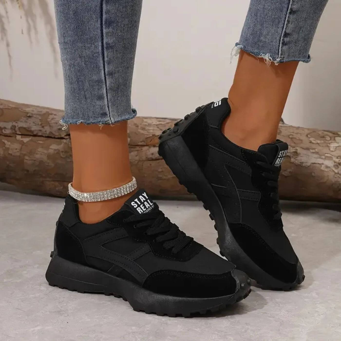 Momount Adidași Casual Damă – Ușori, cu Șireturi, pentru Purtare Zilnică