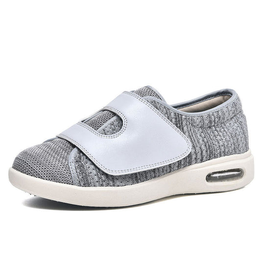 Pantofi de mers damă cu închidere velcro și talpă cu pernă de aer – vârf rotund