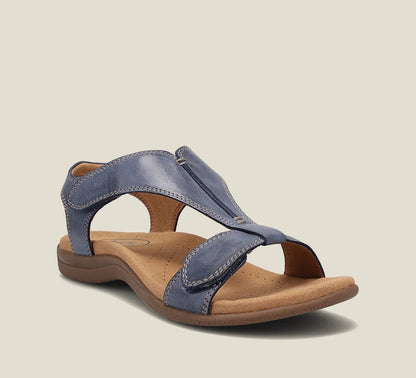 Sandale Ortopedice Momount Damă – Piele, Velcro, Susținere Arc pentru Mers