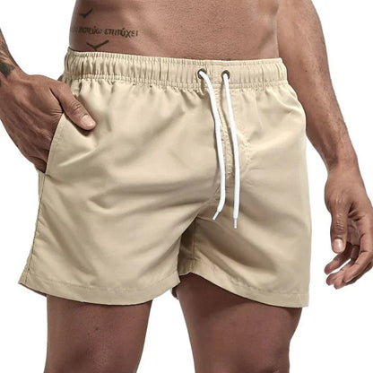 Pantaloni de Baie Momount Bărbați – Cordon, Uscare Rapidă, Talie Elastică pentru Vară