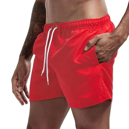 Pantaloni de Baie Momount Bărbați – Cordon, Uscare Rapidă, Talie Elastică pentru Vară