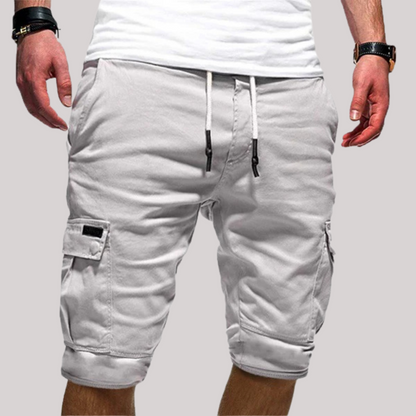 Pantaloni Cargo Momount Bărbați – Cu Cordon, Talie Elastică, Buzunar cu Clapă, Casual