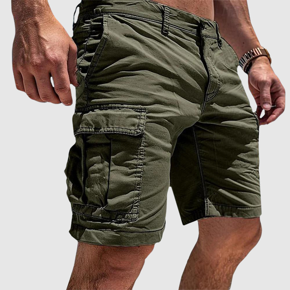 Pantaloni Cargo Momount Bărbați – Croială Relaxată, Buzunar Slim, Închidere cu Nasture
