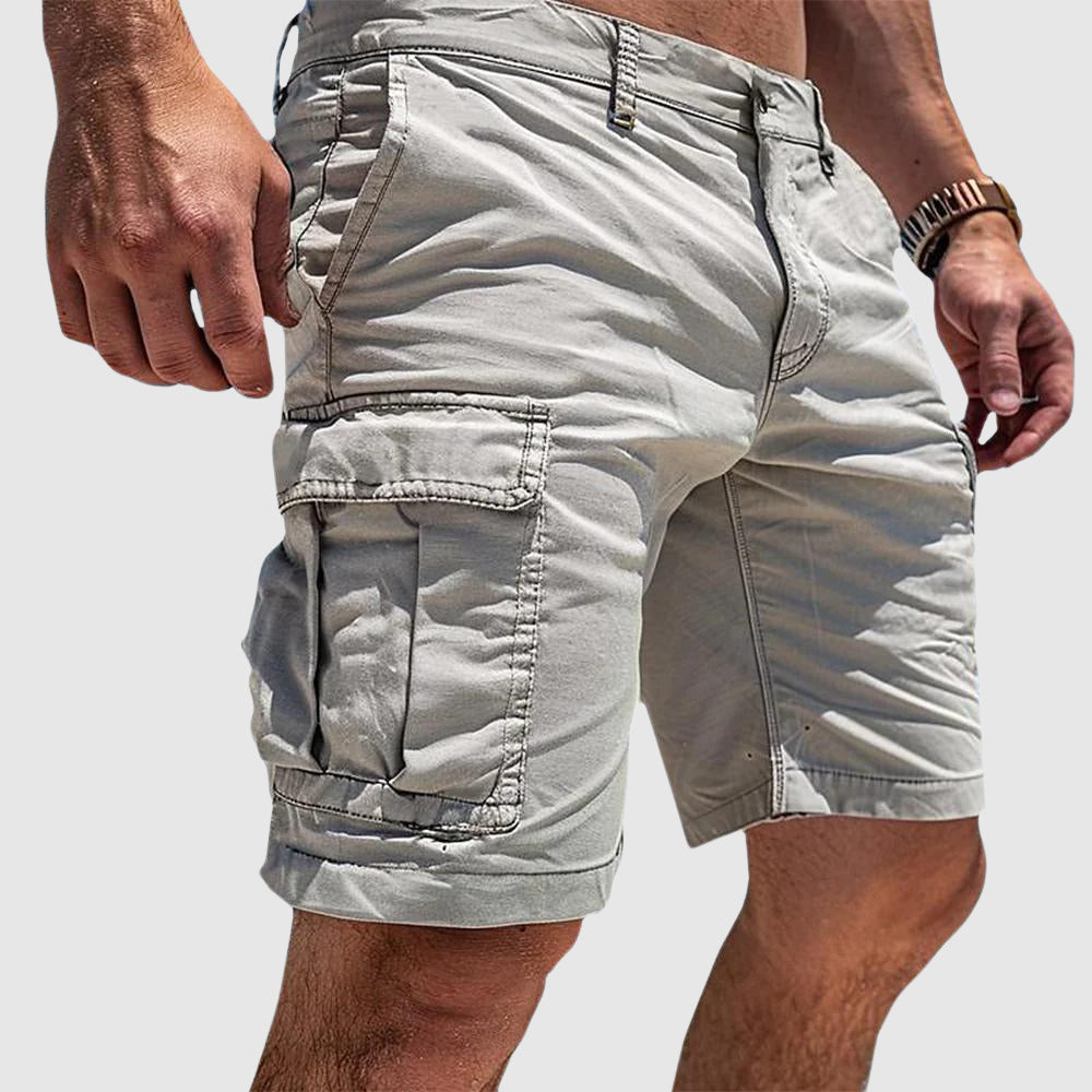 Pantaloni Cargo Momount Bărbați – Croială Relaxată, Buzunar Slim, Închidere cu Nasture