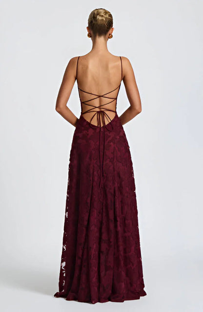 Auriana | Rochie Maxi Romantică de Vară cu Decolteu Pătrat și Bretele Florală