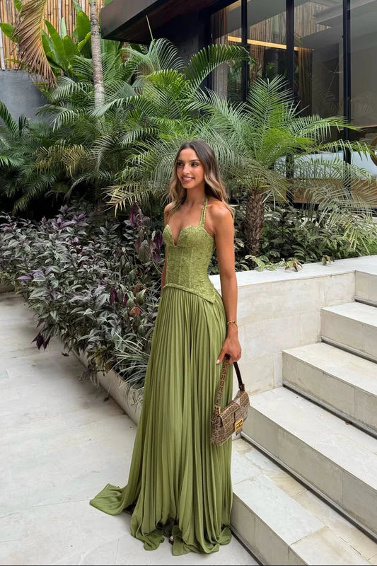 Cosima | Rochie Maxi Elegantă de Seară din Satin pe Un Umăr cu Cape
